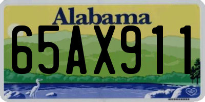 AL license plate 65AX911