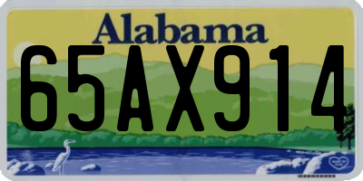 AL license plate 65AX914