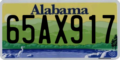 AL license plate 65AX917