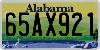 AL license plate 65AX921