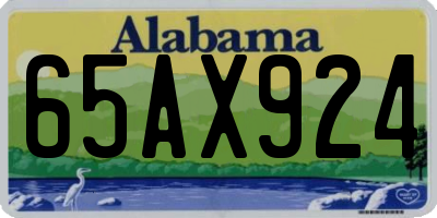 AL license plate 65AX924