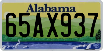 AL license plate 65AX937
