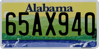 AL license plate 65AX940