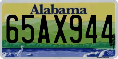 AL license plate 65AX944