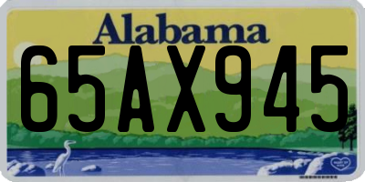 AL license plate 65AX945