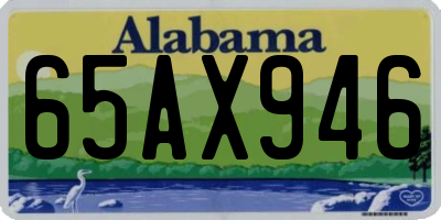 AL license plate 65AX946