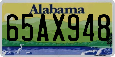AL license plate 65AX948