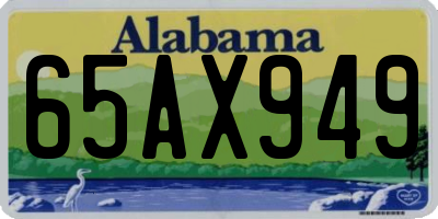 AL license plate 65AX949