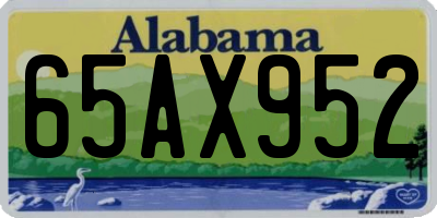 AL license plate 65AX952