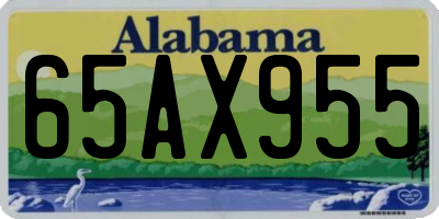 AL license plate 65AX955