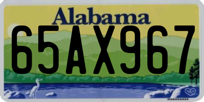 AL license plate 65AX967