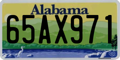 AL license plate 65AX971