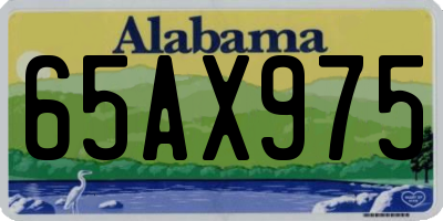 AL license plate 65AX975