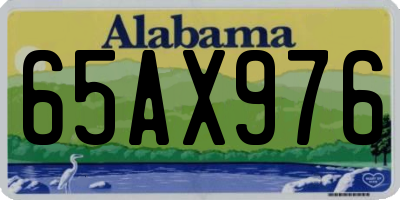 AL license plate 65AX976
