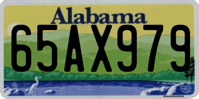 AL license plate 65AX979