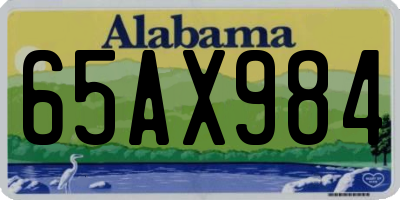 AL license plate 65AX984