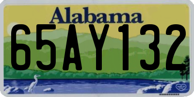 AL license plate 65AY132