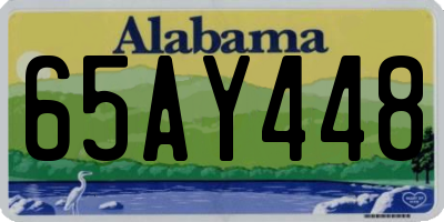 AL license plate 65AY448