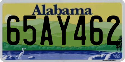 AL license plate 65AY462