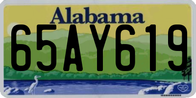 AL license plate 65AY619