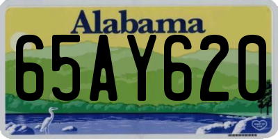 AL license plate 65AY620