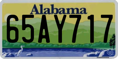 AL license plate 65AY717