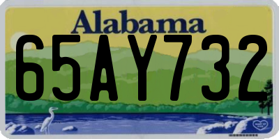 AL license plate 65AY732