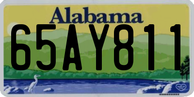 AL license plate 65AY811