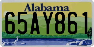 AL license plate 65AY861