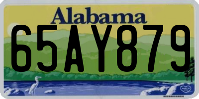 AL license plate 65AY879