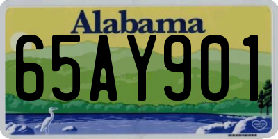 AL license plate 65AY901