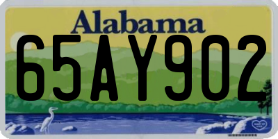 AL license plate 65AY902
