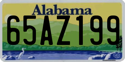 AL license plate 65AZ199