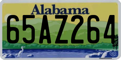 AL license plate 65AZ264