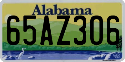 AL license plate 65AZ306