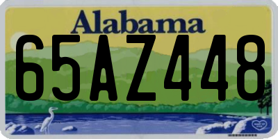 AL license plate 65AZ448