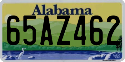 AL license plate 65AZ462