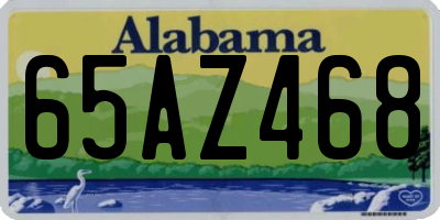 AL license plate 65AZ468