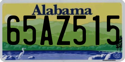 AL license plate 65AZ515