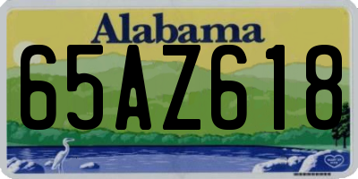 AL license plate 65AZ618
