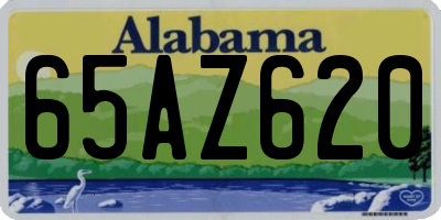 AL license plate 65AZ620