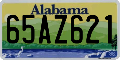 AL license plate 65AZ621