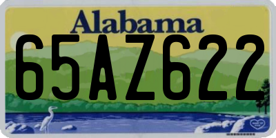 AL license plate 65AZ622