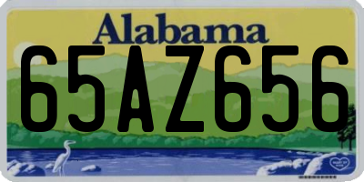 AL license plate 65AZ656