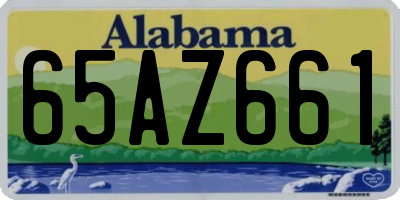 AL license plate 65AZ661
