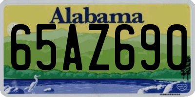 AL license plate 65AZ690