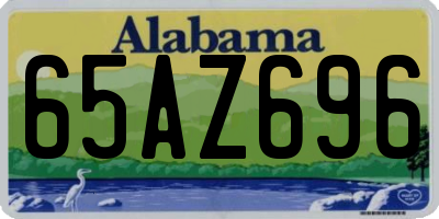 AL license plate 65AZ696