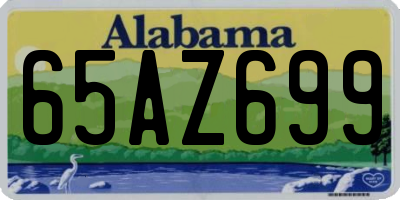 AL license plate 65AZ699