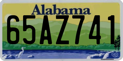 AL license plate 65AZ741