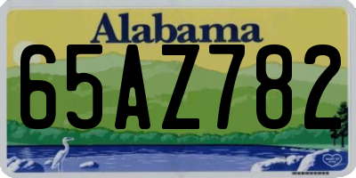 AL license plate 65AZ782